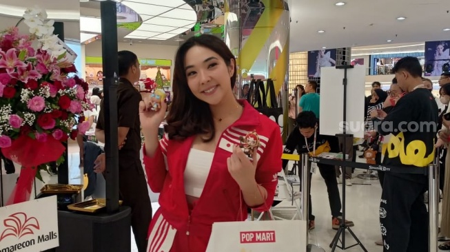 Gisella Anastasia ditemui di Senayan City, Jakarta Pusat pada Jumat (13/12/2024). [Suara.com/Rena Pangesti]