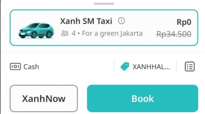 Taksi premium gratis khusus warga Jakarta (X)