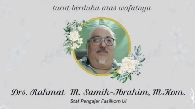 Profil Rahmat Samik Ibrahim, Pelopor Internet Indonesia Meninggal Dunia