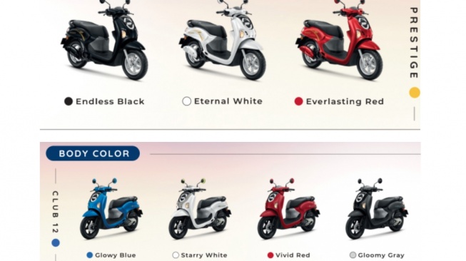 Pilihan warna All New Honda Scoopy di Kamboja (2banh.vn)