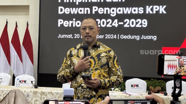 Juru Bicara KPK Tessa Mahardhika. (Suara.com/Dea)