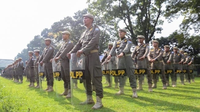 Amankan Libur Akhir Tahun, Satpol PP Kota Bandung Siagakan 678 Personel