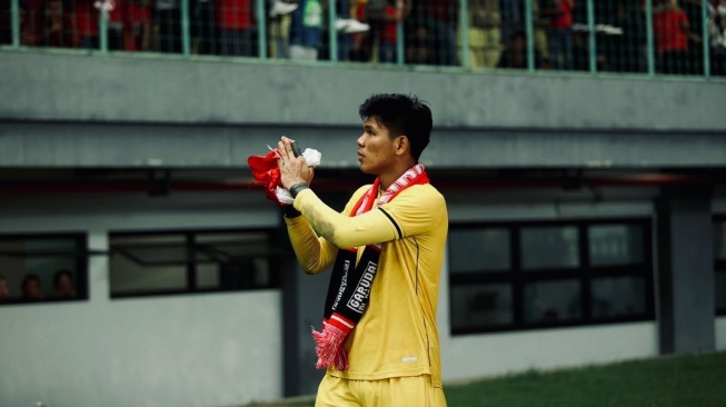 Kiper Timnas Indonesia Cahya Supriadi (IG Cahya Supriadi)