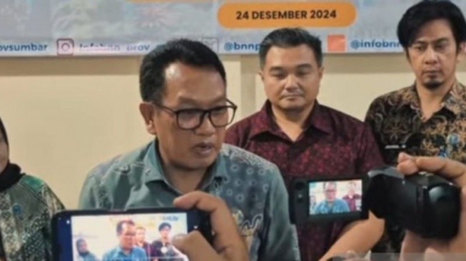 BNNP Sumbar Bongkar Jaringan Narkoba, Sita 1,2 Kg Sabu dan 766 Kg Ganja Sepanjang 2024