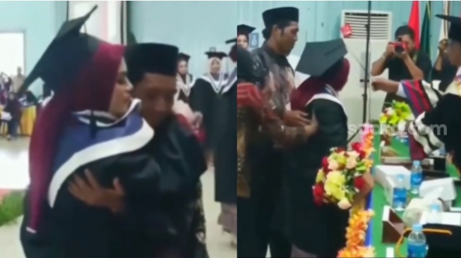 Viral Ayah Gendong Sang Putri Usai Alami Kecelakaan Demi Ikut Wisuda