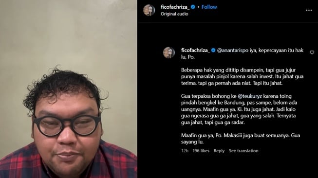 Fico Fachriza Berbohong Saat Pinjam Uang, Bagaimana Adab Berutang Dalam ...