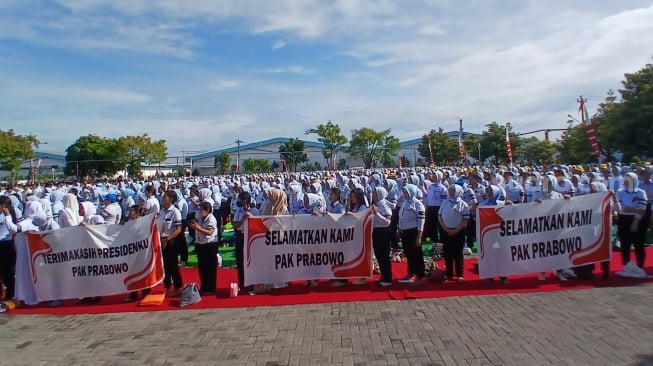 Was-was Kasasi Ditolak MA, Pekan Depan Ribuan Buruh PT Sritex Geruduk Istana Merdeka