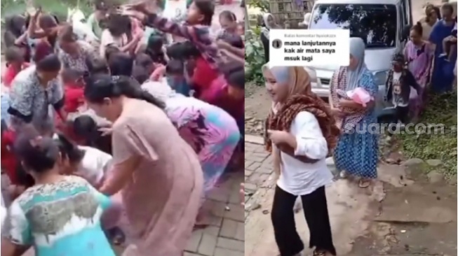 Viral Warga Satu Desa Sambut Bayi Pertama Pasutri Setelah Penantian Belasan Tahun