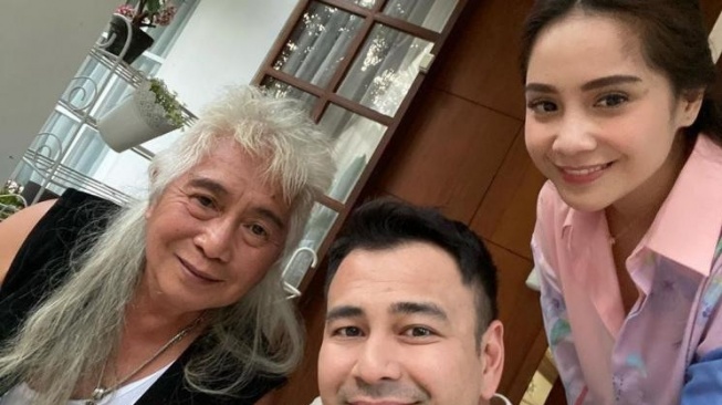 Gideon Tengker bersama Nagita Slavina dan Raffi Ahmad (Instagram)