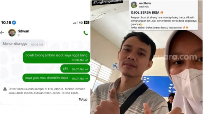 Viral Ojol Dapat Orderan Jadi 'Wali Murid' untuk Lakukan Hal Tak Terduga