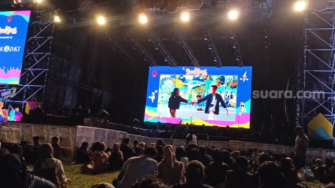 Antusias Nonton Tiara Andini hingga Tipe-X di Taman Mini, Ada Penonton dari Purwokerto hingga Padang