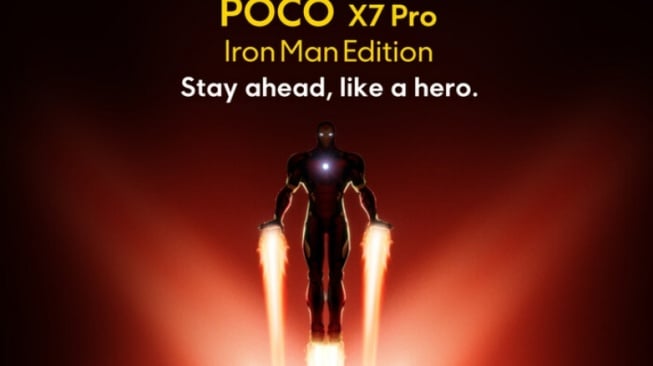 Teaser POCO X7 Pro Iron Man Edition Beredar, Ini Prediksi Harga