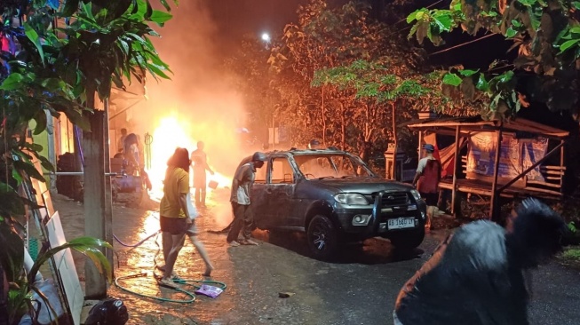 Niat Kuras Pertalite ke Jerigen, Mobil Pria di Gunungkidul Malah Ludes Terbakar