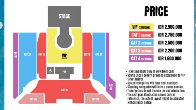 Harga tiket kosner BOYNEXTDOOR [Instagram/@ime_indonesia]