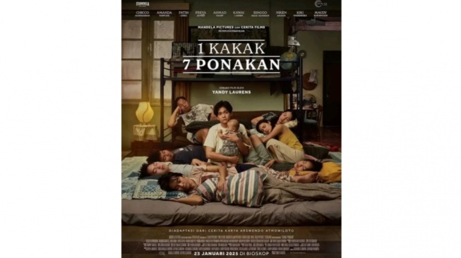 Sajian Cerita Keluarga yang Relatable dalam Film 1 Kakak 7 Ponakan