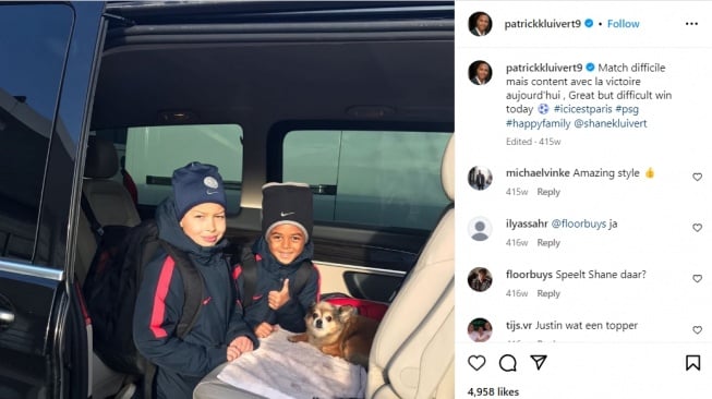 Isi Garasi Patrick Kluivert bukan sport car (Instagram)