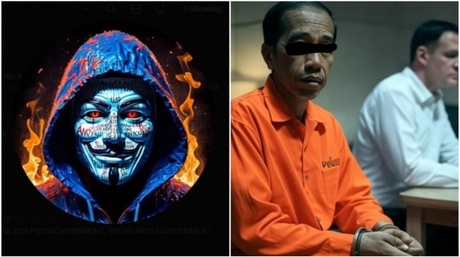 Hacker Anonymous Unggah Editan Jokowi Pakai Baju Oranye, Netizen Duga Bakal Bongkar Dugaan Korupsi?