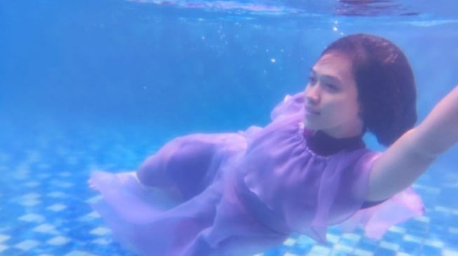 Hasil jepretan kamera Underwater Mode Oppo Reno13. (ANTARA/Farhan Arda Nugraha)