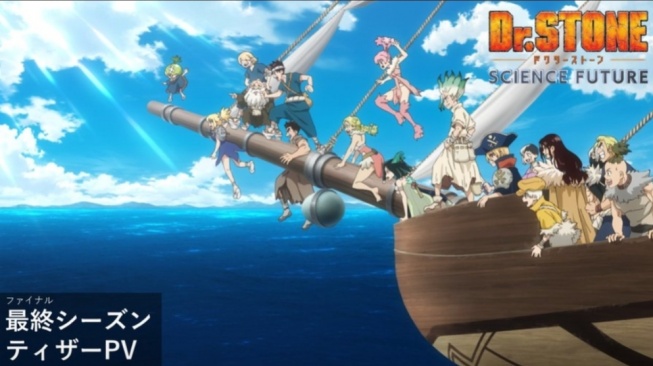 Link Nonton Dr. Stone S4 Sub Indo: Petualangan Senku ke Luar Angkasa!