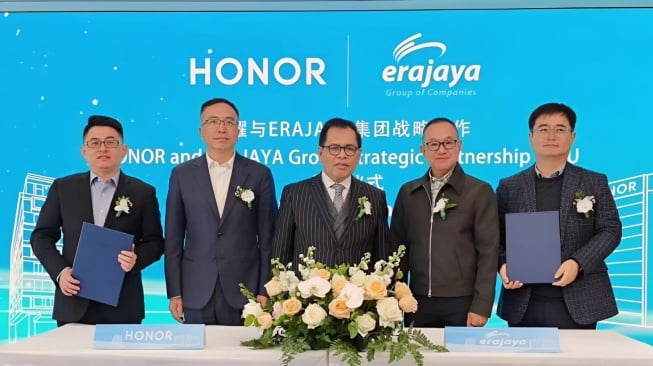 MoU Honor dan Erajaya Group. [Honor]