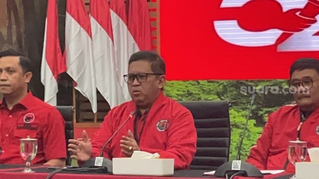 Sekretaris Jenderal PDI Perjuangan (PDIP) Hasto Kristiyanto. (Suara.com/Bagaskara)