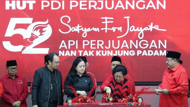 Puan Tak Tahu Kenapa Bambang Pacul Tak Nongol di Acara HUT ke-52 PDIP, Kemana?