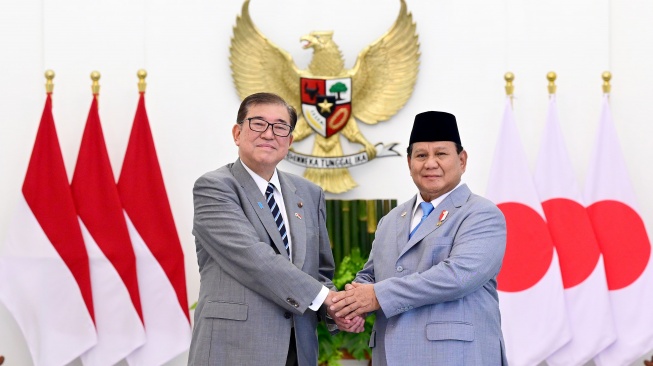 Sambut Kunjungan Resmi PM Jepang Ishiba di Istana Bogor, Prabowo: Kami Memandang Jepang Sahabat Lama