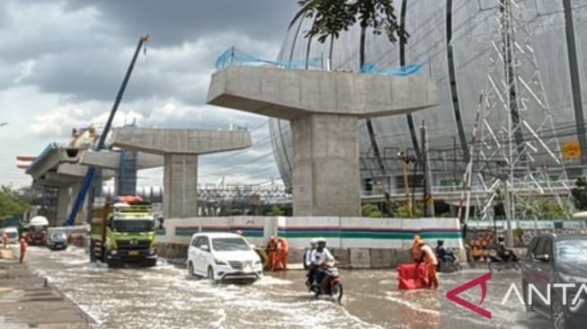 BPBD DKI: Jalan RE Martadinata Jakut Terendam Banjir Rob pada Senin Pagi