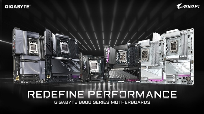 Gigabyte Rilis Motherboard Intel dan AMD Seri B800 Terbaru di CES 2025, Kini dengan Teknologi AI