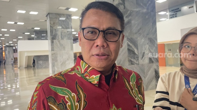 Ketua DPP PDI Perjuangan Ahmad Basarah. (Suara.com/Bagaskara)