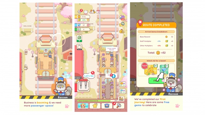 Animal Express - Train Tycoon. [tangkapan layar pribadi]