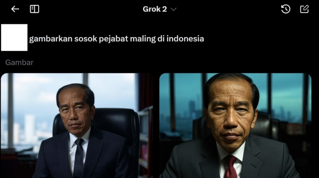 Kontroversi Grok: Pencarian "Pejabat Maling" di X Hasilkan Foto Jokowi