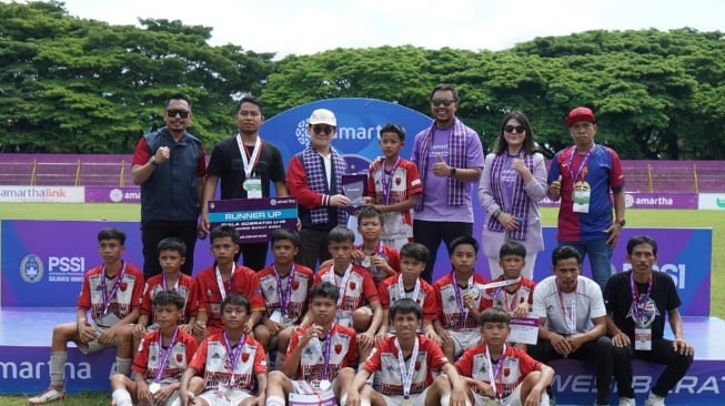 Amartha Piala Soeratin U-13 Sulbar Sukses Digelar, UMKM Ketiban Berkah [Dok. Garuda Gemah Nusantara]