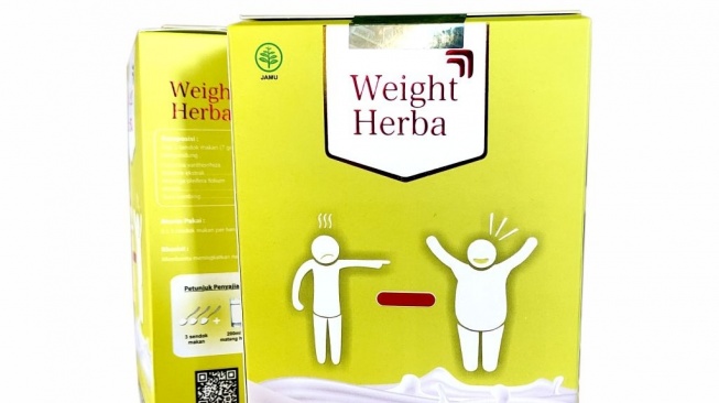 Weight Herba merupakan susu penggemuk badan yang menggunakan bahan-bahan herbal alami. Produk ini memiliki klaim dapat membantu menambah berat badan dengan cara yang lebih alami. [Dok Pribadi]