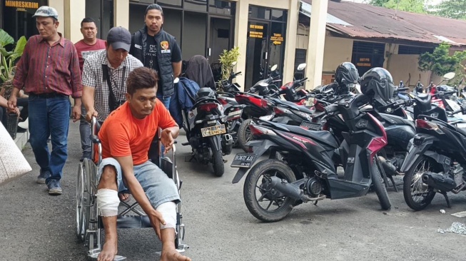 Kedua Kakinya Dibedil Polisi, Begini Nasib Jambret di Medan yang Sudah 3 Kali Masuk Penjara