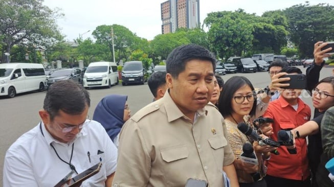 Menteri Perumahan dan Kawasan Permukiman Maruarar Sirait. (Suara.com/Novian)