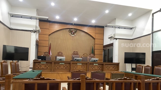 Sidang Praperadilan perdana Sekjen PDI Perjuangan, Hasto Kristiyanto, bakal berlangsung hari ini di Pengadilan Negeri (PN) Jakarta Selatan, Selasa (21/1/2025). (Suara.com/Faqih)