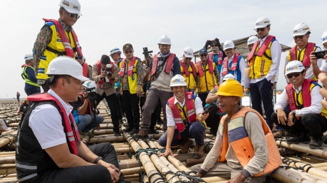 Pembangunan Jalan Tol Semarang-Demak Seksi 1 Gunakan Matras Bambu, Kok Bisa?