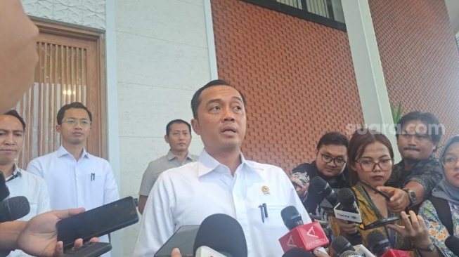 Menteri Sekretaris Negara Prasetyo Hadi. (Suara.com/Novian)