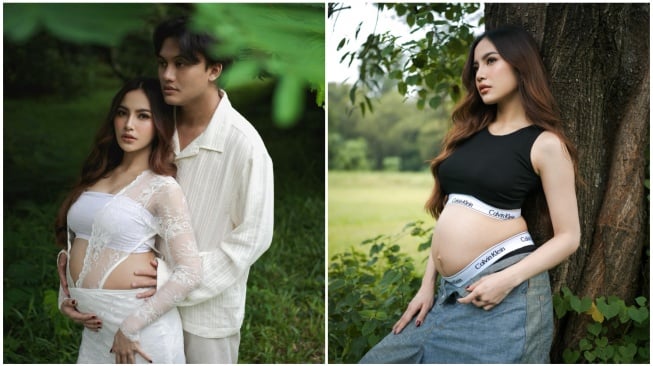 Maternity shoot Mahalini Raharja. [Instagram/@mahaliniraharja]