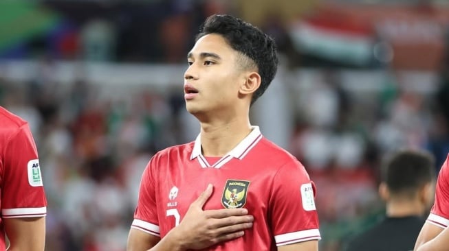 Marselino Ferdinan mengakui duel Timnas Indonesia melawan Arab Saudi salah satu pertandingan yang tak akan dilupakannya.(IG Marselino Ferdinan)