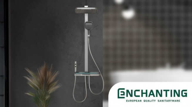 Transformasi Kamar Mandi Anda dengan ENCHANTING Smart Shower E1773 LED Black Design