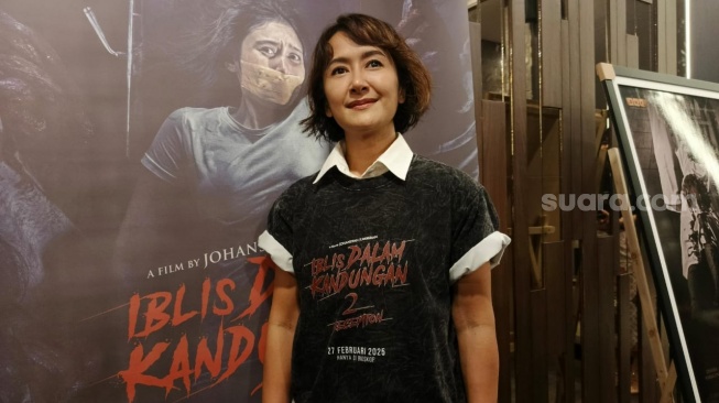 18 Tahun Vakum Main Film Horor, Widi Mulia Comeback Lewat Iblis Dalam Kandungan 2