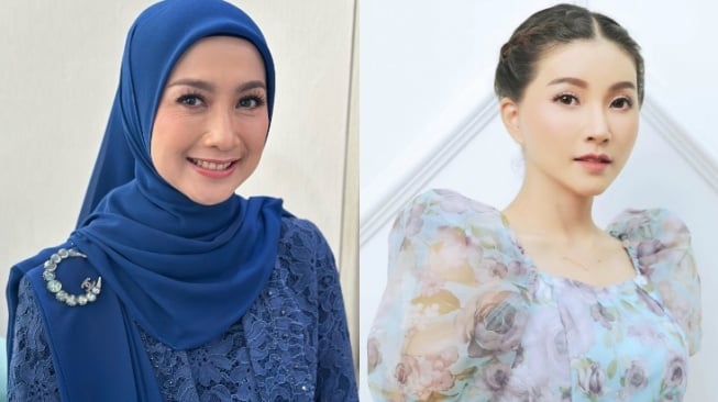 Adu Pesona Desy Ratnasari dan Sarwendah saat Fashion Show: Awet Muda Vs Anggun