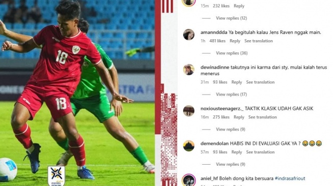 Timnas Indonesia U-20 Kalah dari Suriah, Netizen: Takutnya Ini Karma dari STY