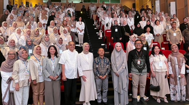 Acara Merayakan Literasi Keluarga di Museum Nasional pada 25 Januari 2025 yang juga dihadiri artis Zaskia Adya Mecca. [Istimewa]