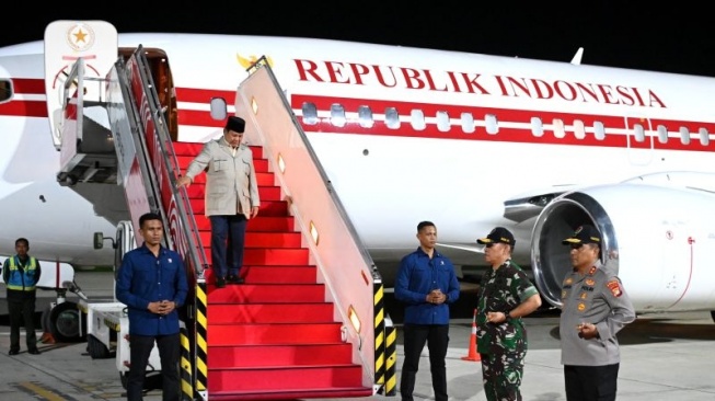 Usai Kunker ke India dan Malaysia, Begini Penampakan Presiden Prabowo Sepulang ke Indonesia