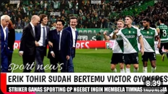 Cek Fakta: Erick Thohir akan Menaturalisasi Victor Gyokeres