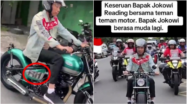 Video 'Reading Bersama Jokowi' dan Tulisan RI 1 di Motor Tuai Sorotan: Keren Banget...