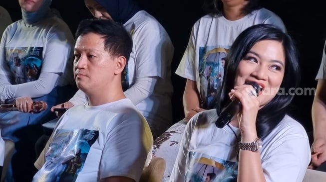 Titi Kamal dalam jumpa pers film Tabayyun di XXI Plaza Indonesia, Jakarta, Jumat (31/1/2025). [Suara.com/Adiyoga Priyambodo]